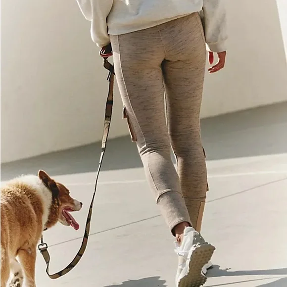 FP Movement by Free People Trail Leggings in Muted Beige - Picture 3 of 11